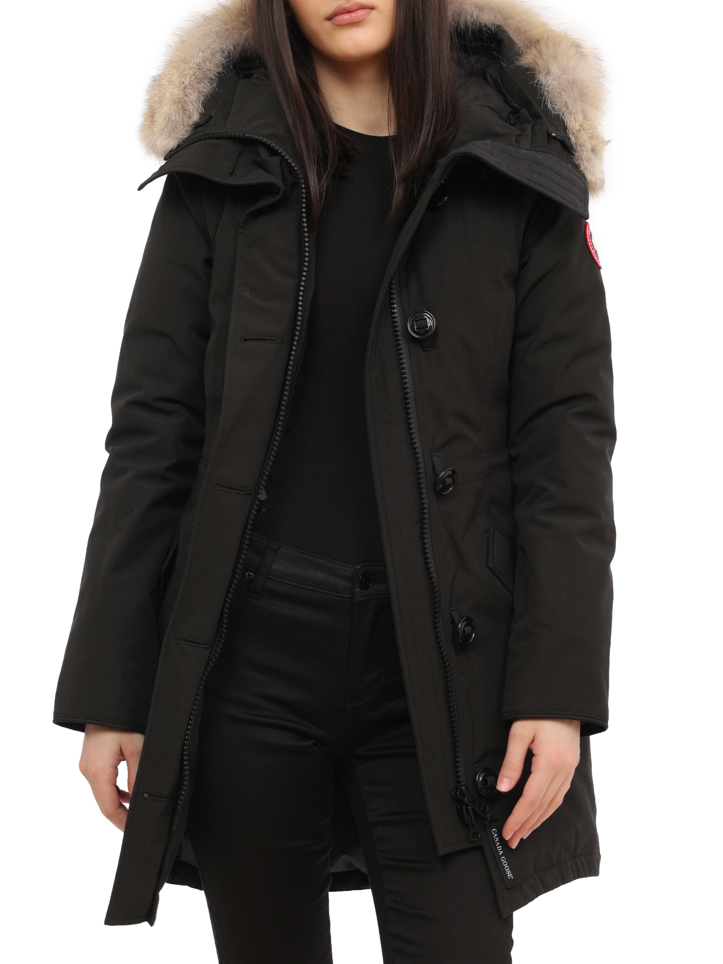 Парка Canada Goose 2580L черная женская — купить в интернет-магазине Verdistore