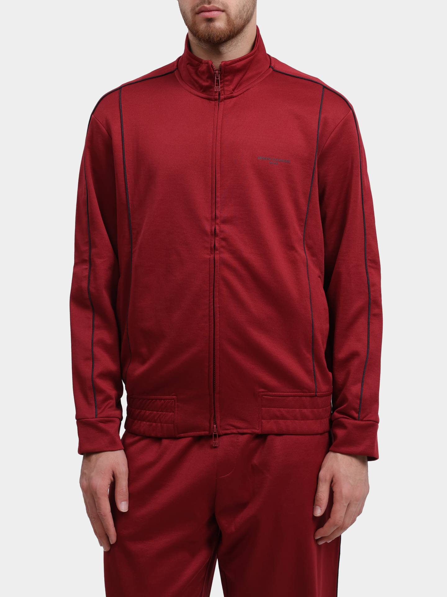 Мастерка Armani Exchange XM001357 AF16278 UA328 красная мужская — купить в интернет-магазине Verdistore