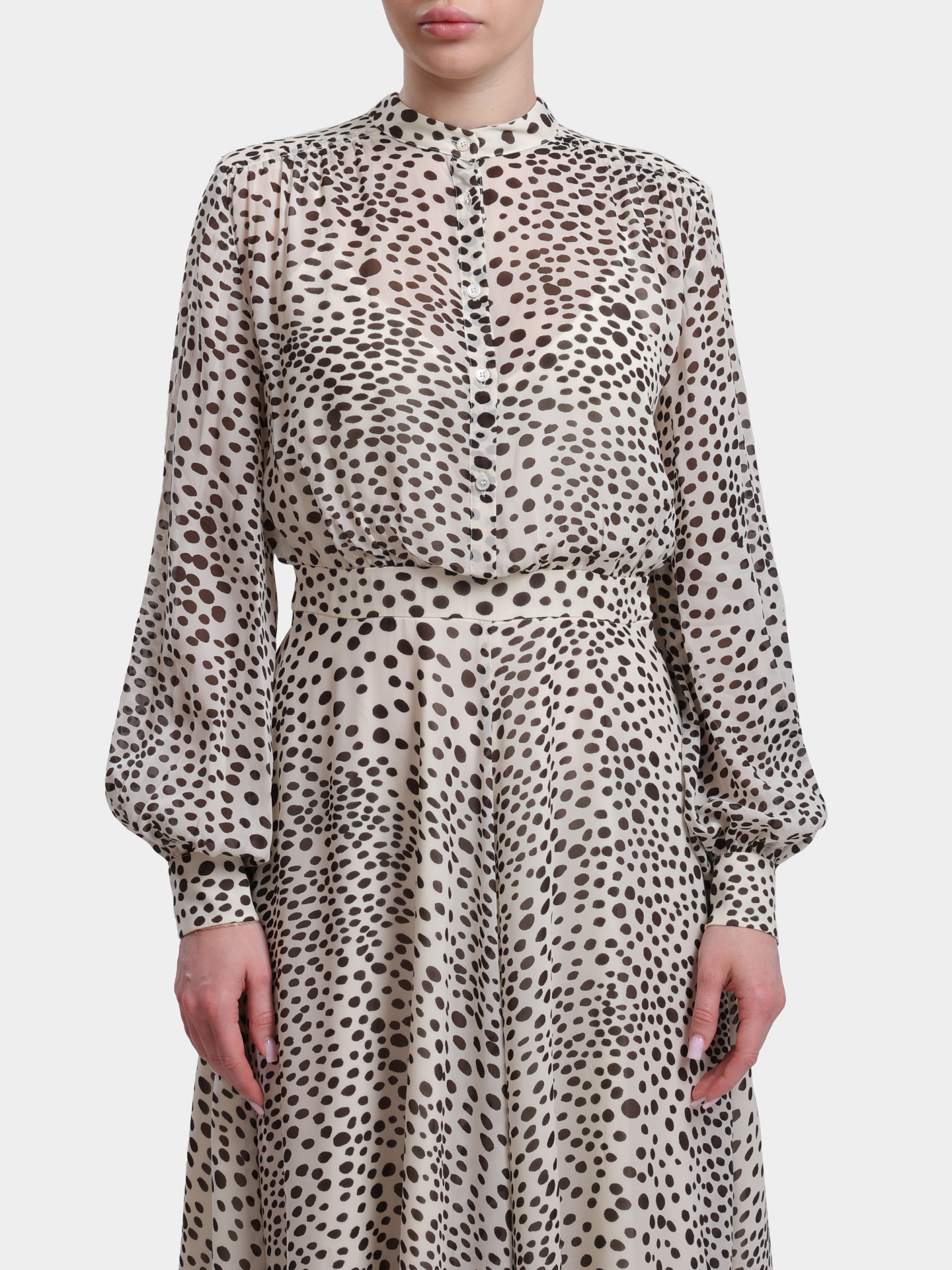 Платье MARELLA MLLMASTRO 006 шифоновое женское в горох — купить в интернет-магазине Verdistore