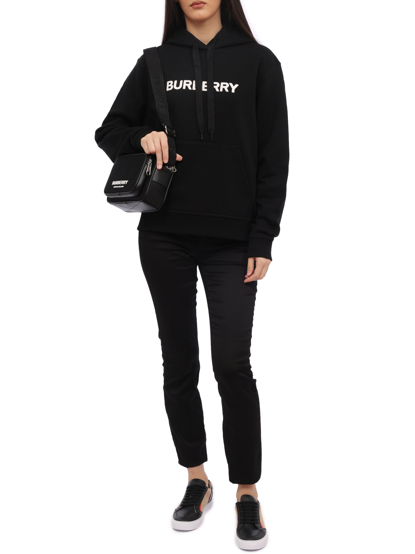 Худи Burberry 8054386 A1189 хлопковое женское — купить в интернет-магазине Verdistore