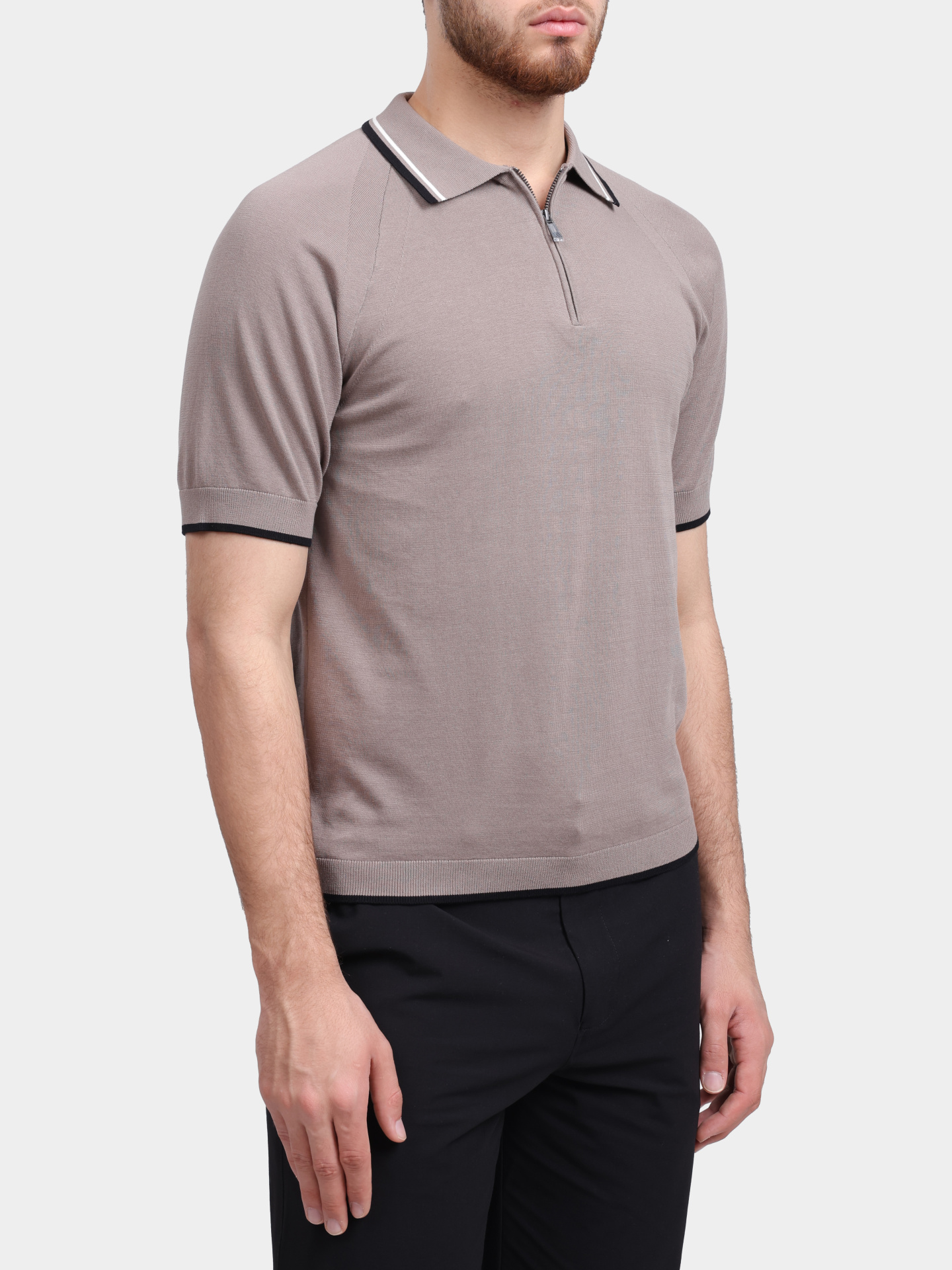 Поло Armani Exchange XM001977 AF20139 U6107 бежевое мужское — купить в интернет-магазине Verdistore