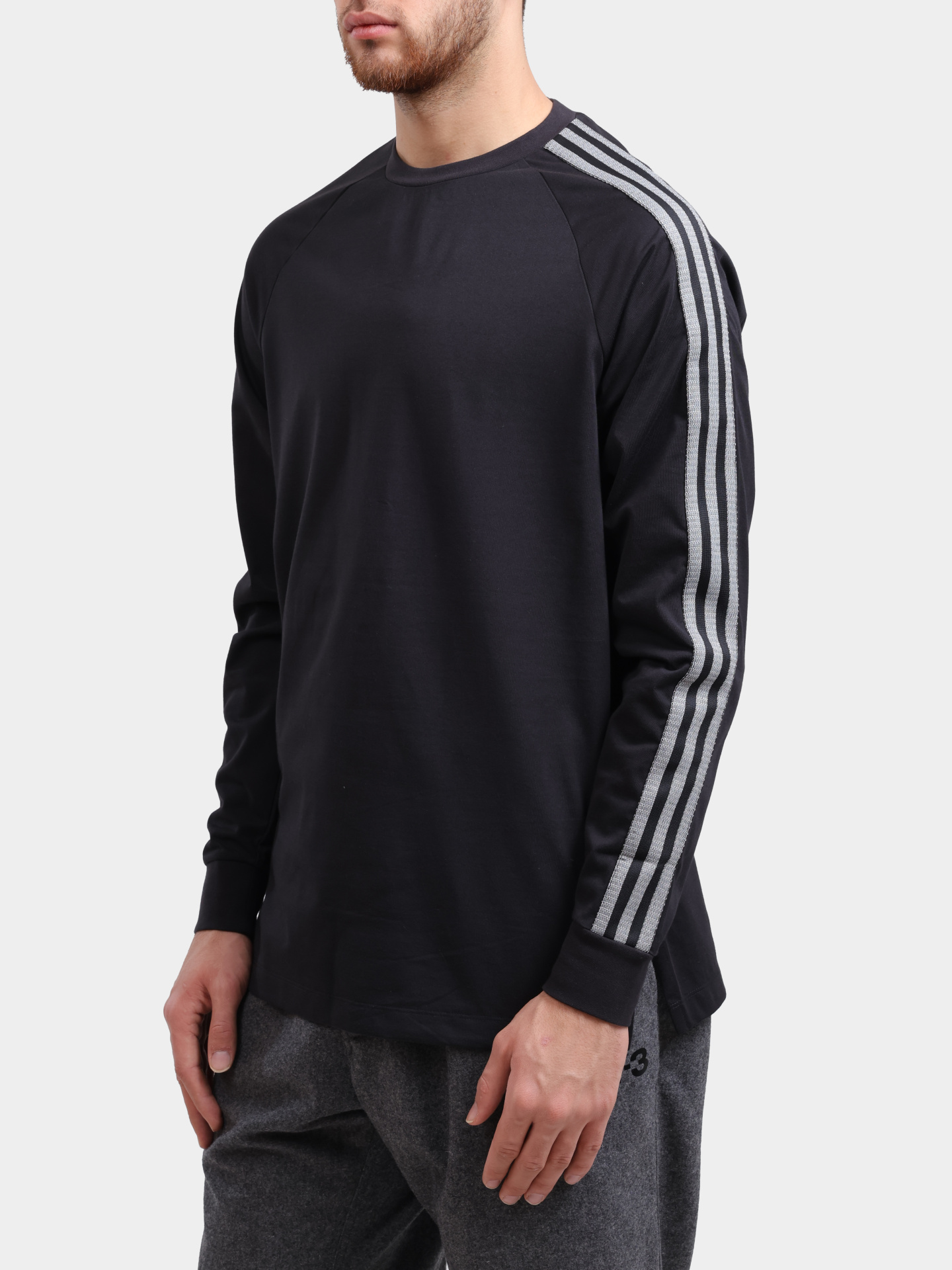 Футболка Y-3 IR6268 черная мужская с длинными рукавами — купить в интернет-магазине Verdistore