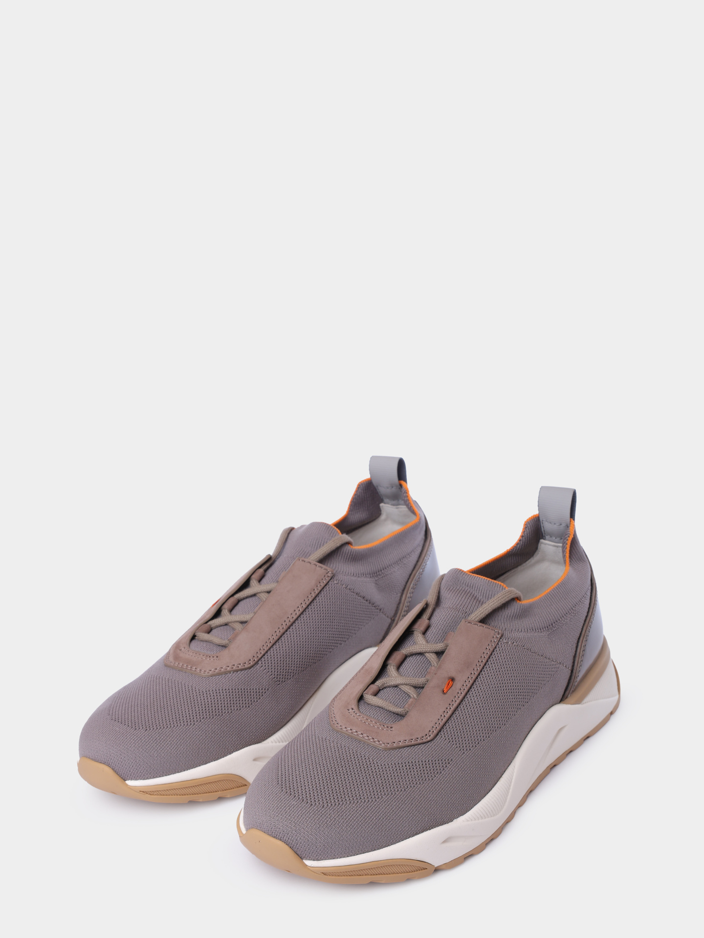 Кроссовки Santoni MBIG21601BICCHODE62 текстильные мужские — купить в интернет-магазине Verdistore