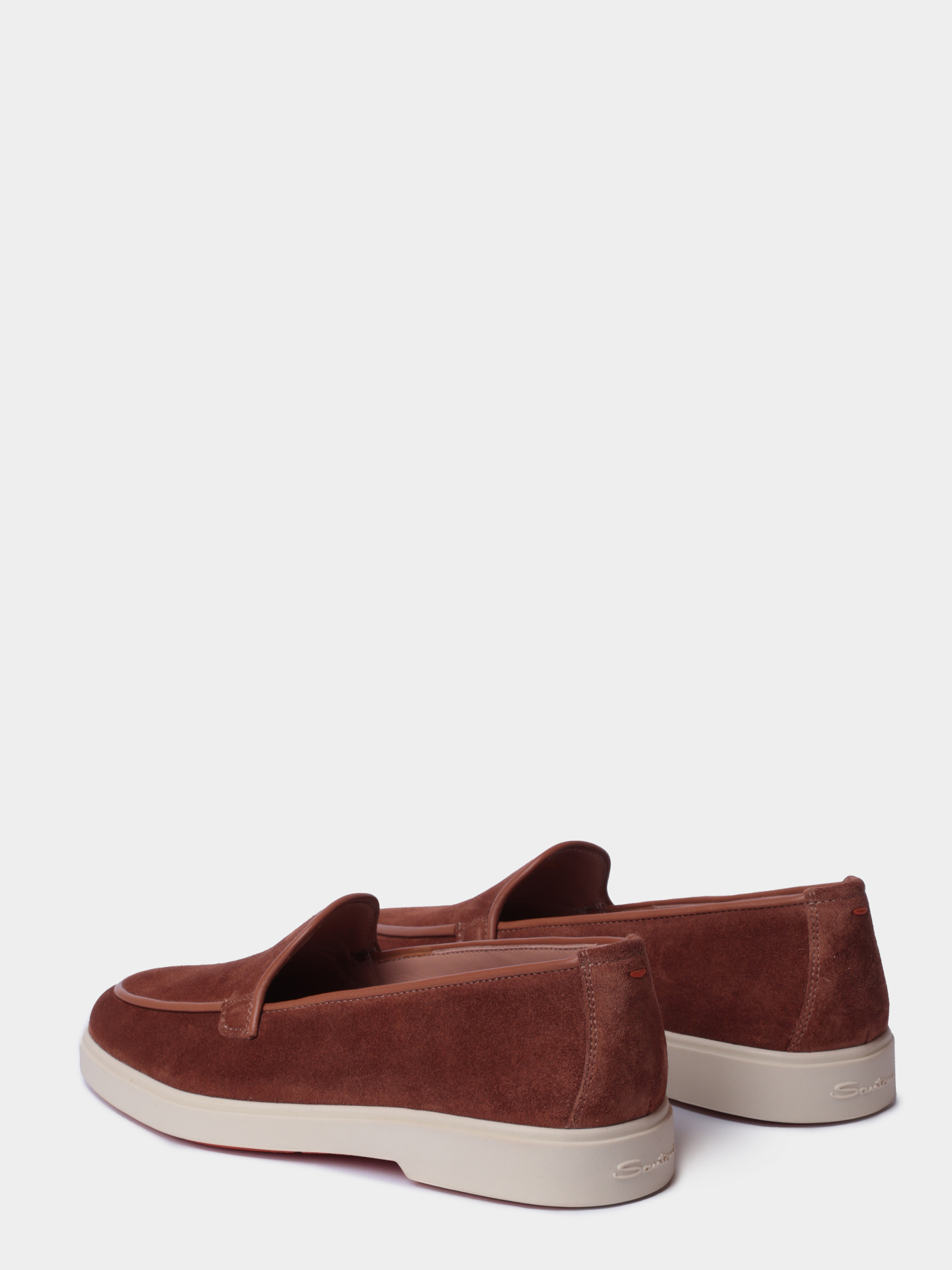 Лоферы Santoni WUYG72027TISNORBC40 замшевые женские — купить в интернет-магазине Verdistore