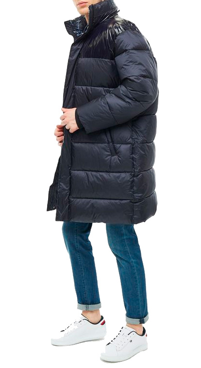 Пуховик Armani Exchange 6GZL13 1510 удлиненный мужской с воротом-стойкой — купить в интернет-магазине Verdistore