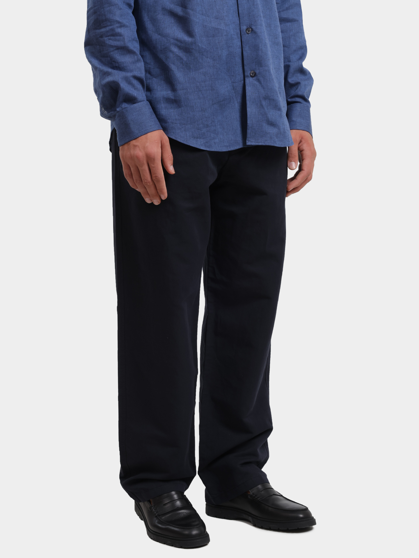 Брюки Emporio Armani 3D1PB6 1K2WZ 0920 темно-синие мужские — купить в интернет-магазине Verdistore