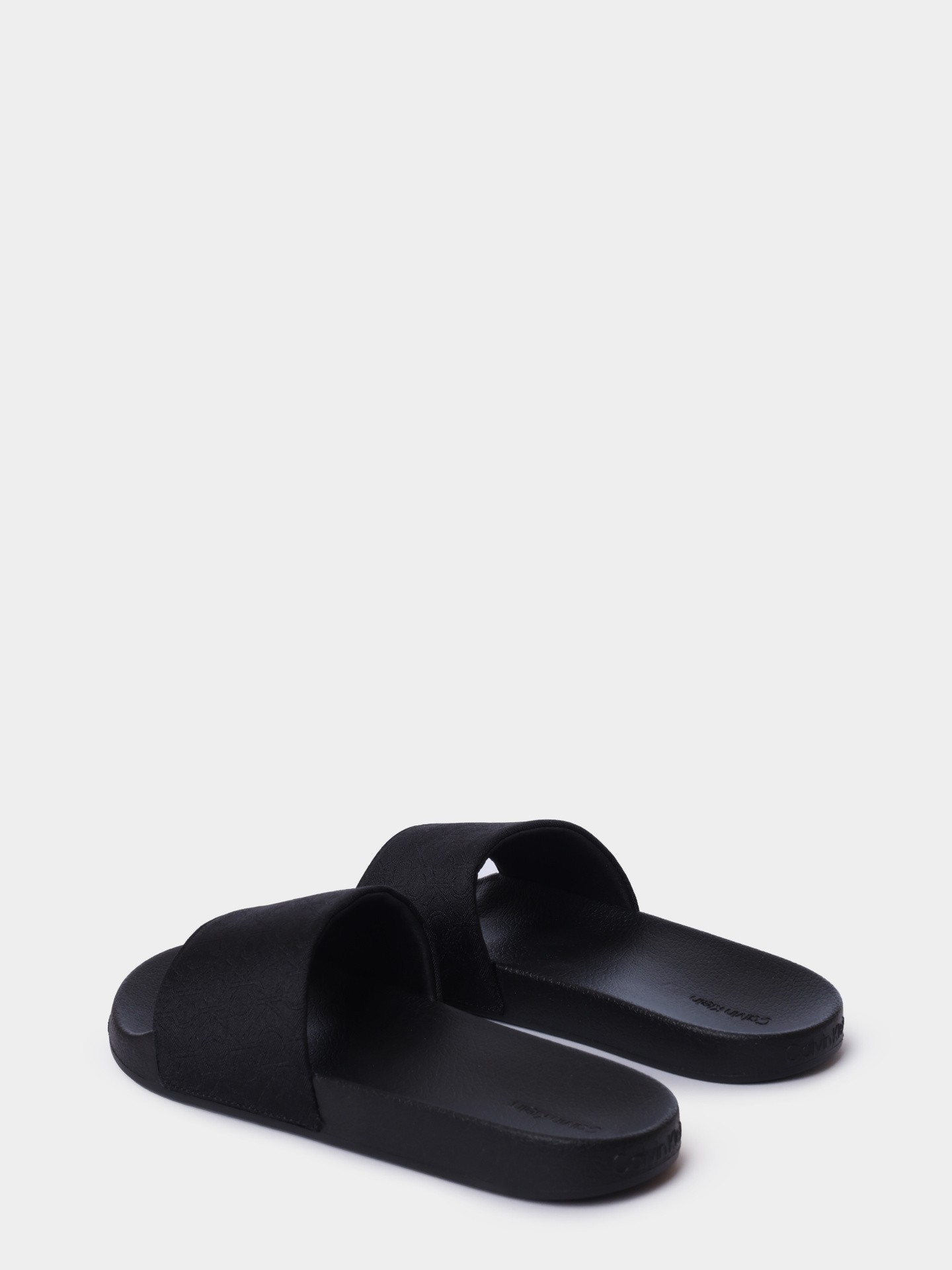 Шлепанцы Calvin Klein HW0HW02420 BEH черные женские — купить в интернет-магазине Verdistore