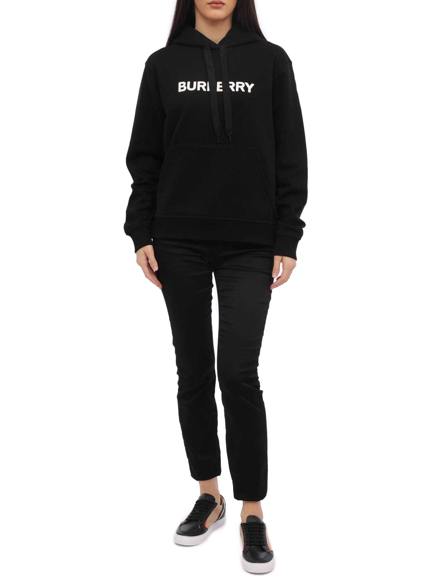 Худи Burberry 8054386 A1189 хлопковое женское — купить в интернет-магазине Verdistore