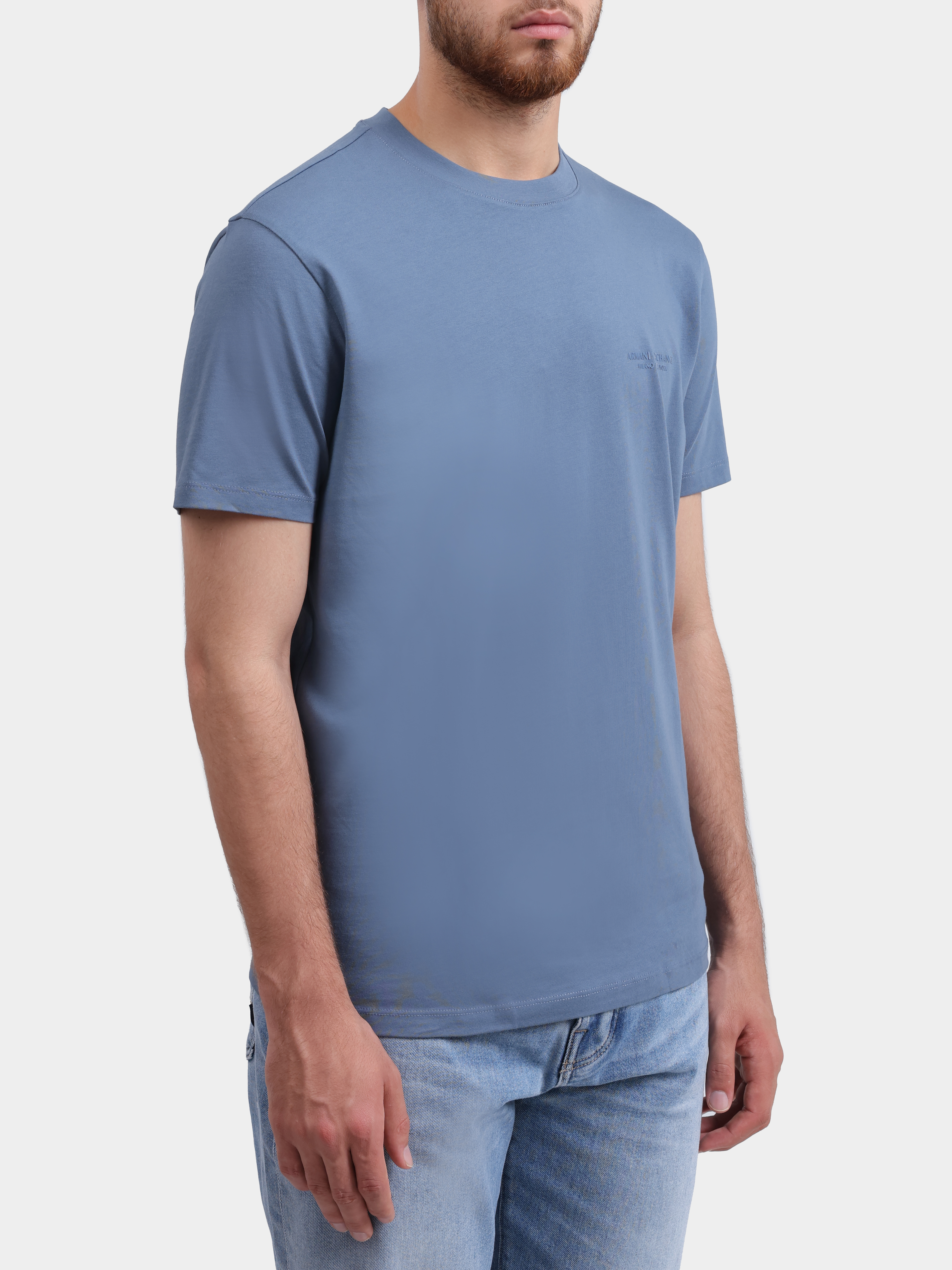 Футболка Armani Exchange XM001281 AF10361 U9302 хлопковая мужская — купить в интернет-магазине Verdistore