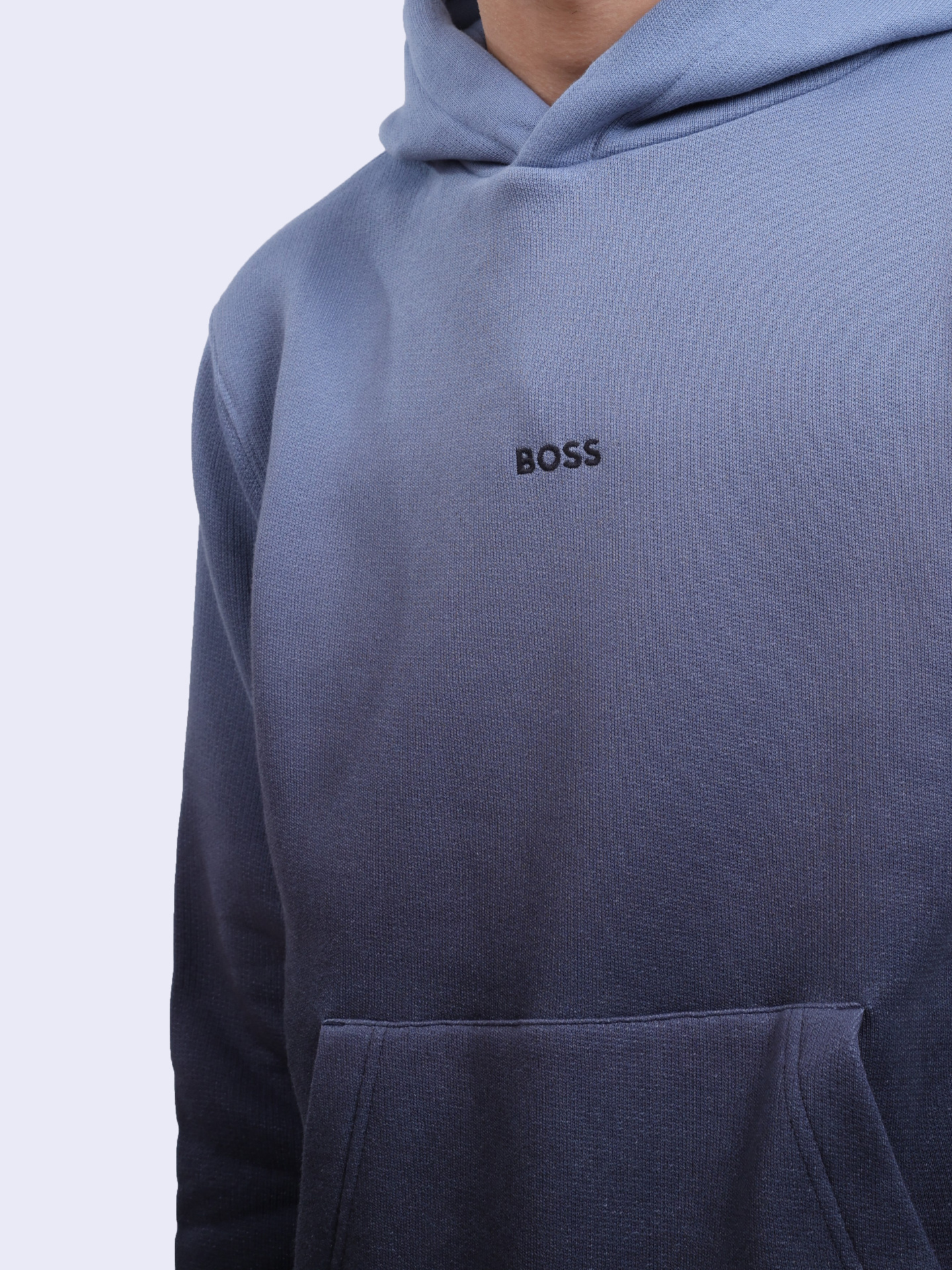 Худи Boss 50520408 464 хлопковое мужское с градиентом — купить в интернет-магазине Verdistore