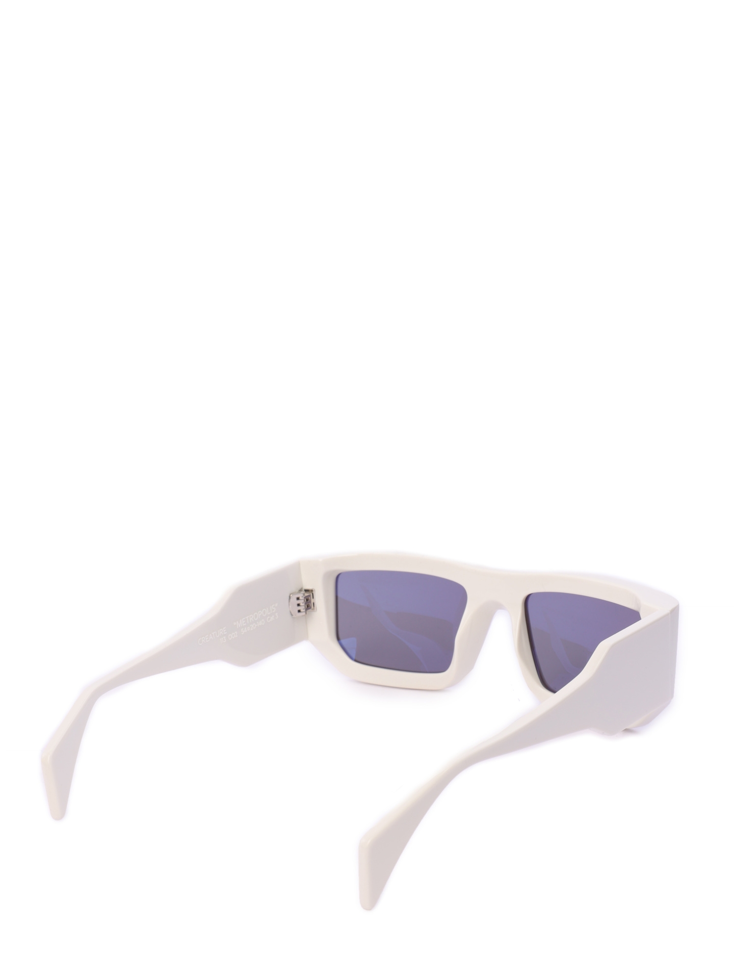 Солнцезащитные очки с широкой белой оправой  — купить в интернет-магазине Verdistore