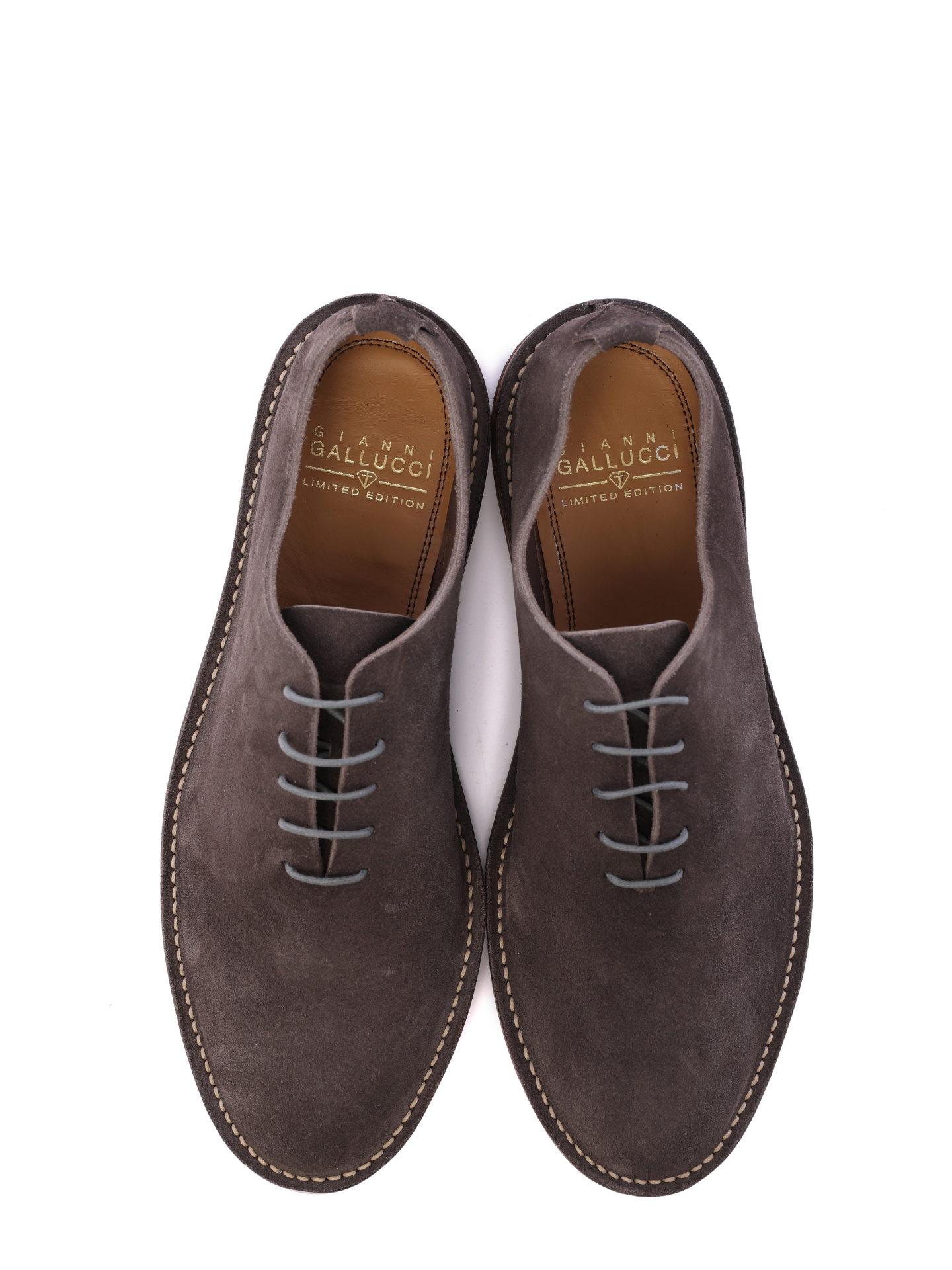 Оксфорды коричневые замшевые невысокие  — купить в интернет-магазине Verdistore