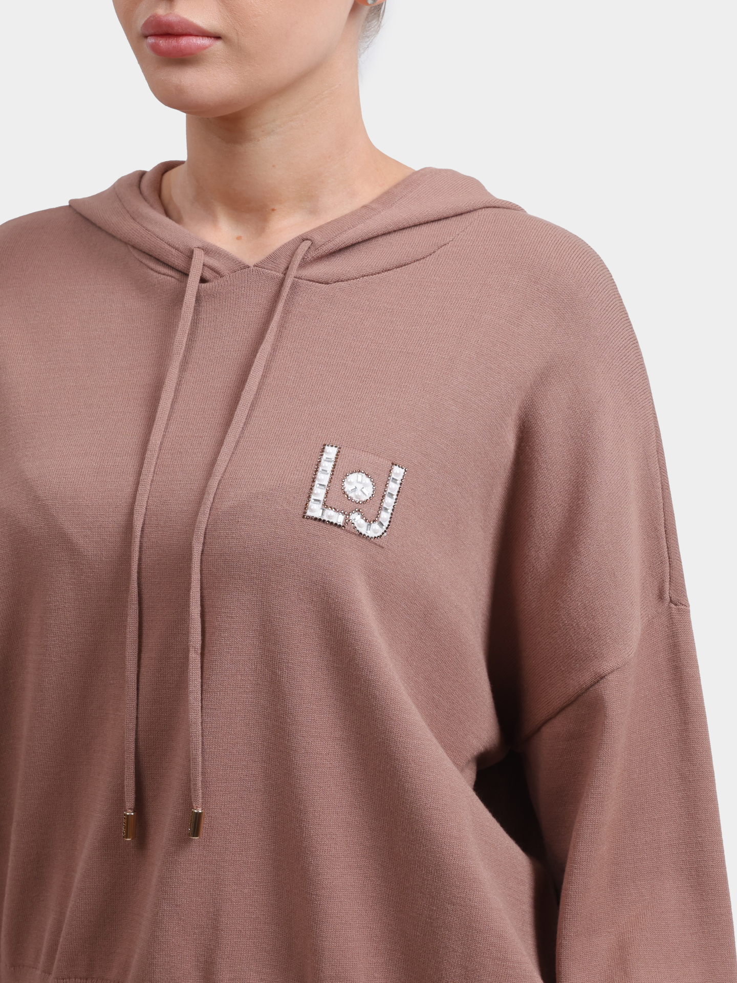 Худи Liu-Jo TF5216 MS63L M9936 коричневое женское — купить в интернет-магазине Verdistore