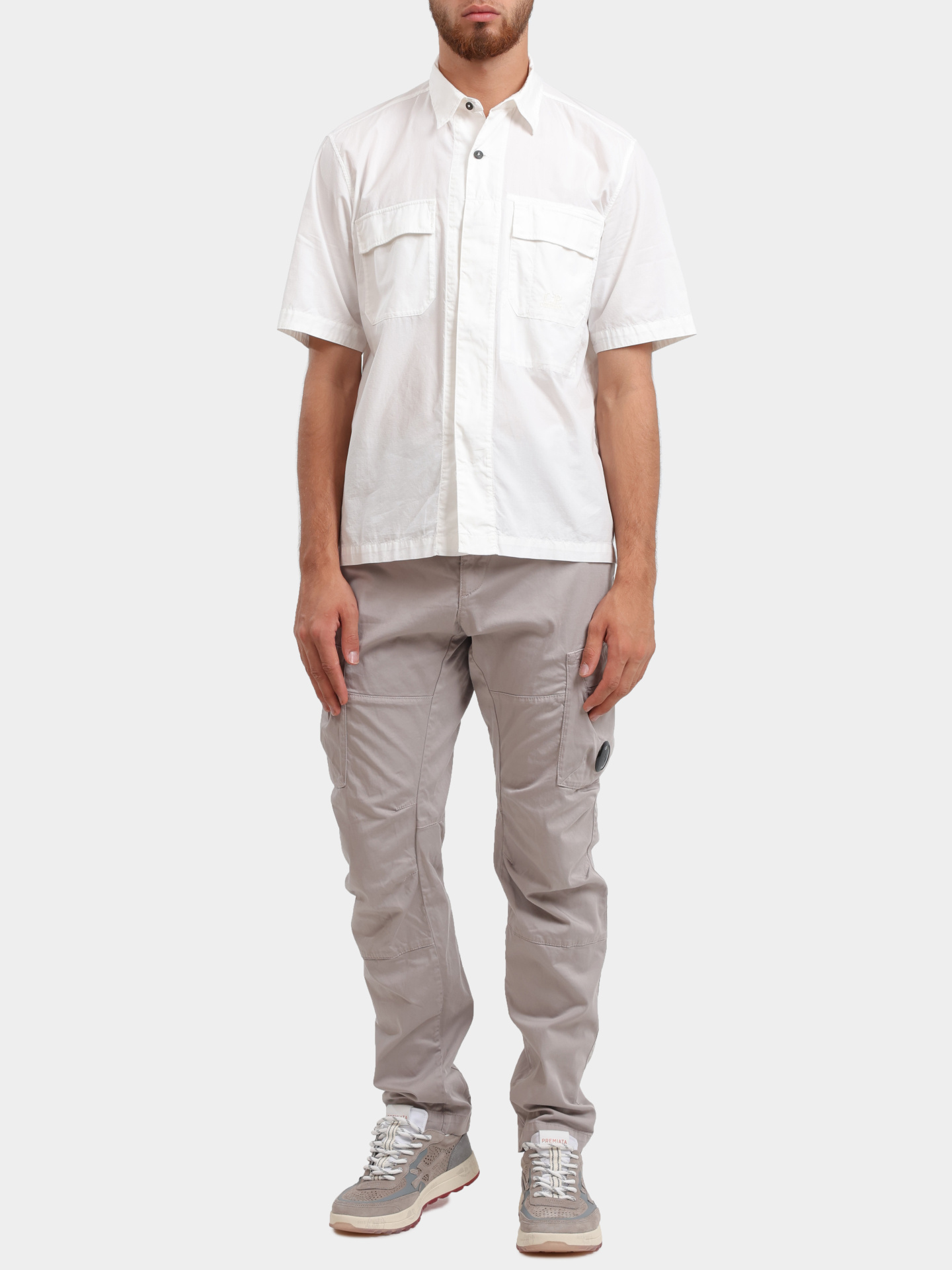 Рубашка C.P. Company 18CMSH245A 005691G 103 хлопковая мужская — купить в интернет-магазине Verdistore