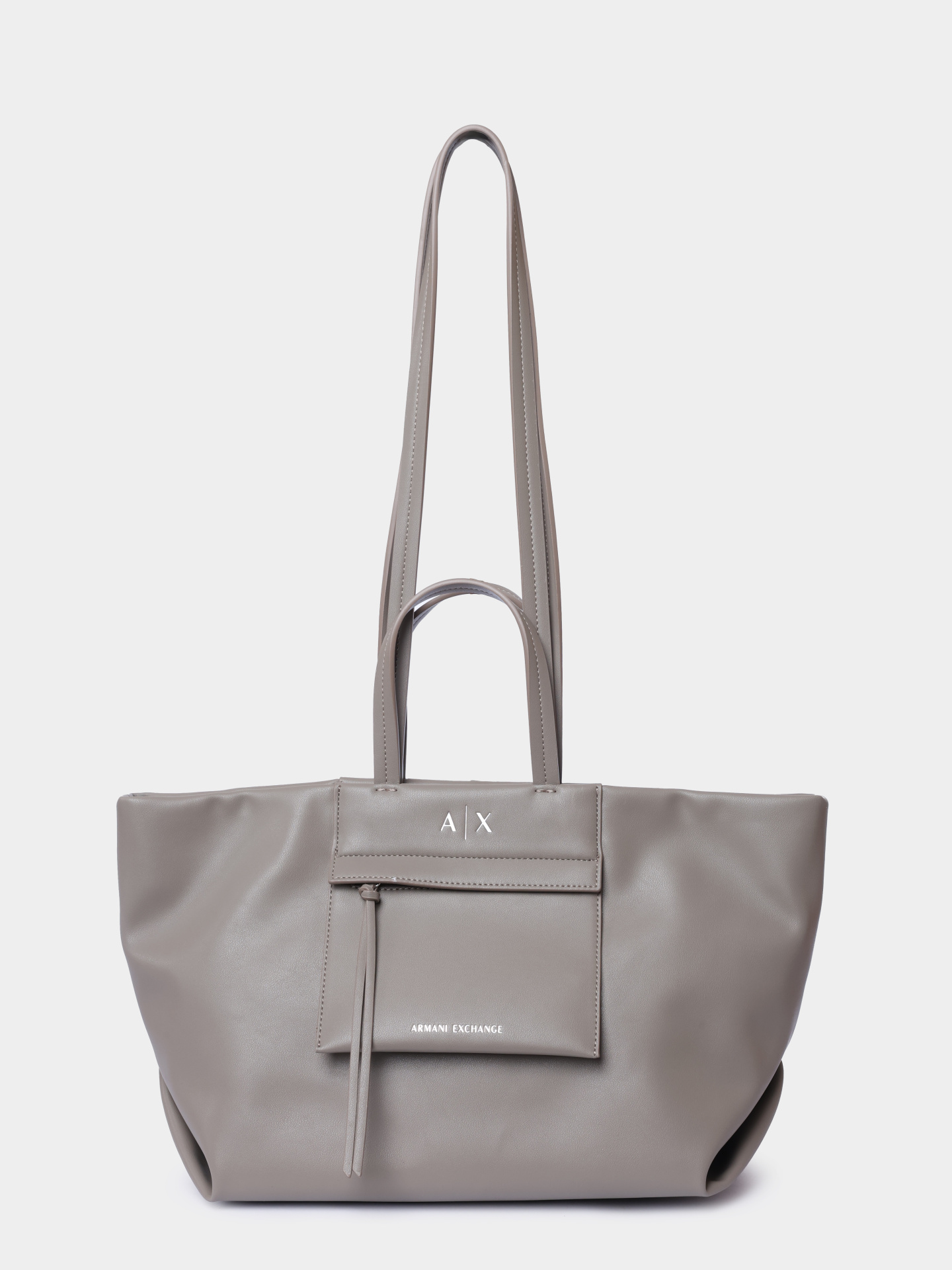 Сумка Armani Exchange XW001538 AF16751 U6242 серая женская — купить в интернет-магазине Verdistore