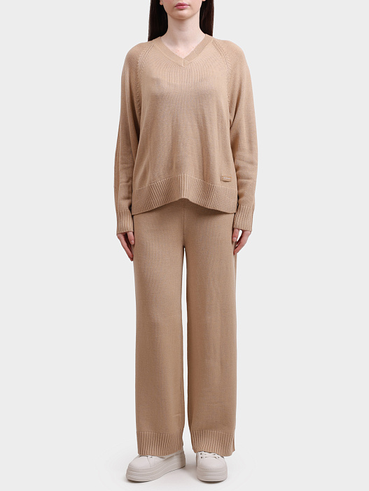 Джемпер Armani Exchange XW001335 AF13774 U1051 бежевый женский — купить в интернет-магазине Verdistore