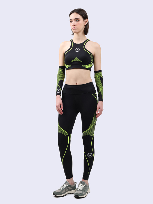 Леггинсы Adidas by Stella McCartney JJ1862 черные женские — купить в интернет-магазине Verdistore