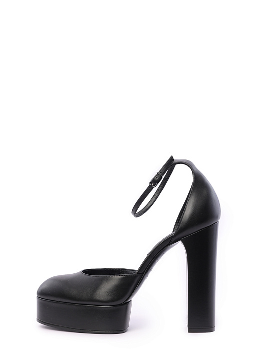 Туфли Casadei 1H977W1201LOVEC9000 черные женские из кожи — купить в интернет-магазине Verdistore