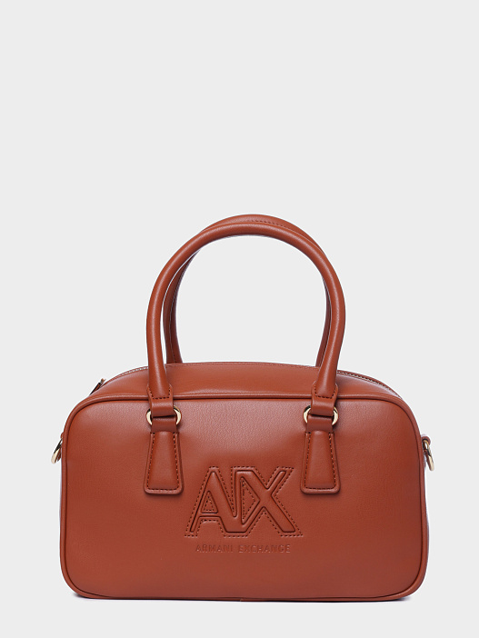 Сумка Armani Exchange XW001567 AF15634 U6048 коричневая женская — купить в интернет-магазине Verdistore