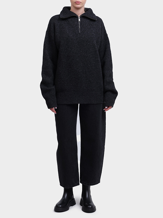 Свитер Autry SEPX - N1KK черный женский с длинными рукавами — купить в интернет-магазине Verdistore