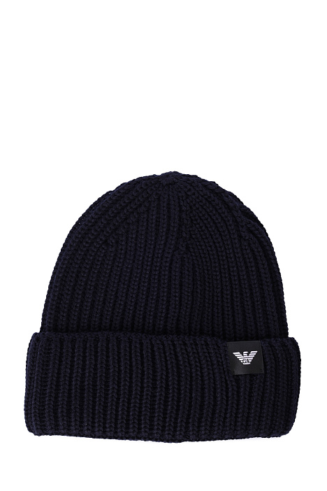 Шапка Emporio Armani 627449 4F565 00035 шерстяная мужская — купить в интернет-магазине Verdistore