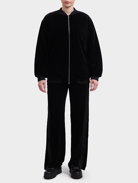 Бомбер Armani Exchange XW001301 AF16147 UC001 бархатный женский — купить в интернет-магазине Verdistore