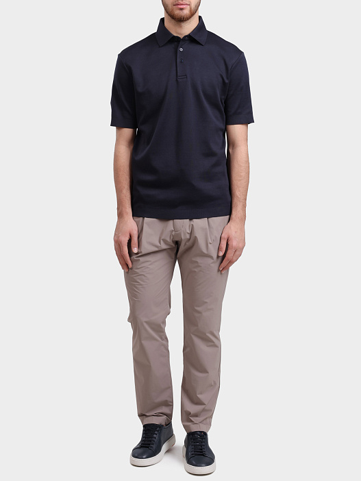Поло Herno JPL00125U 52059 9201 хлопковое мужское — купить в интернет-магазине Verdistore