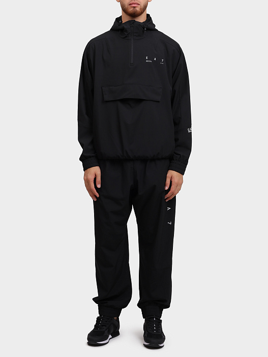 Анорак 7M000114 AF13417 UC001 мужской черный с накладным карманом спереди — купить в интернет-магазине Verdistore