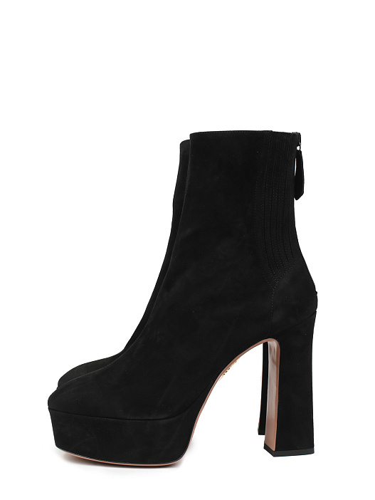 Ботильоны Aquazzura SHOHIGB1 черные женские замшевые — купить в интернет-магазине Verdistore