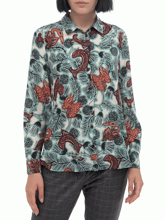 Блузка Burberry 4053515 хлопковая женская — купить в интернет-магазине Verdistore