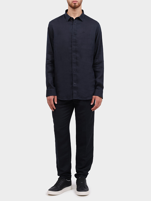 Рубашка Armani Exchange XM001221 AF14619 UB101 льняная мужская — купить в интернет-магазине Verdistore