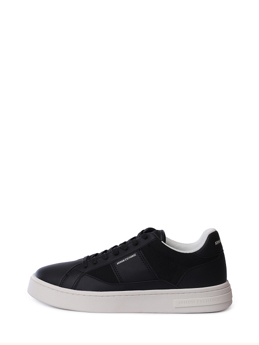 Кроссовки Armani Exchange XUX241 XV911 K001 чёрные мужские из искусственной кожи — купить в интернет-магазине Verdistore