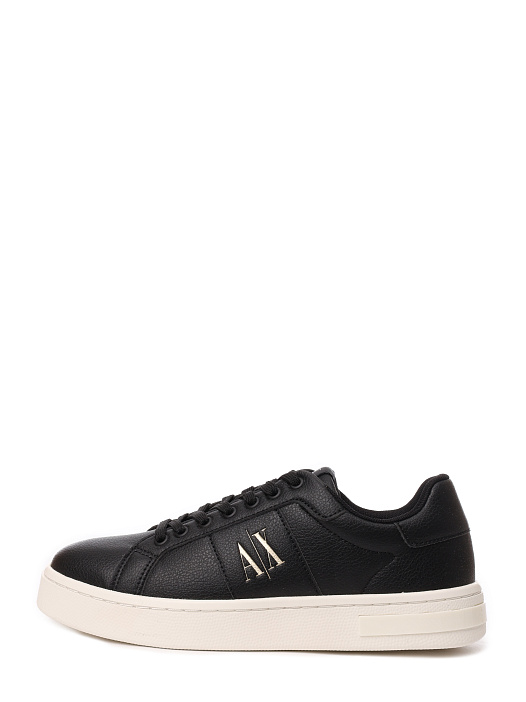 Кеды Armani Exchange XW000254 AF10859 UC001 черные женские из кожи — купить в интернет-магазине Verdistore