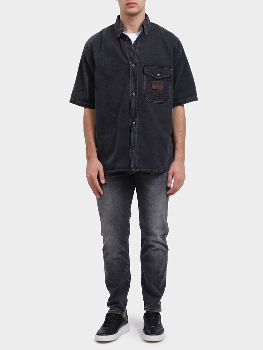 Рубашка Emporio Armani EM003372 AF18695 M8001 джинсовая мужская — купить в интернет-магазине Verdistore