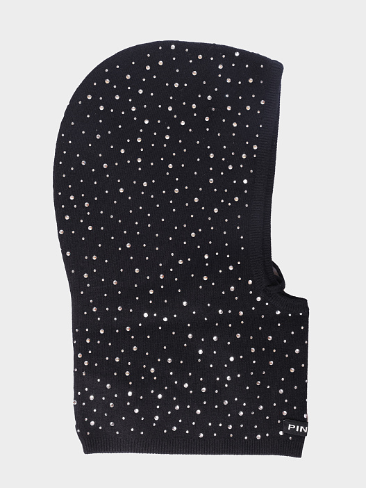 Балаклава Pinko 106005 A2YY Z99 шерстяная женская со стразами — купить в интернет-магазине Verdistore