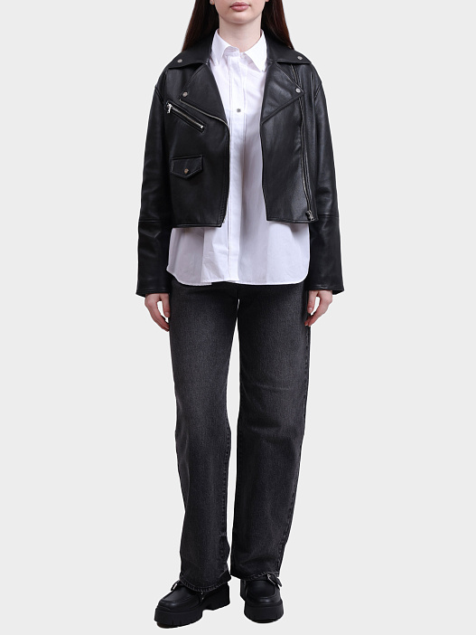 Куртка Hugo 50545066 001 кожаная женская — купить в интернет-магазине Verdistore