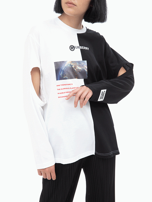 Лонгслив Burberry 8024657 хлопковый женский — купить в интернет-магазине Verdistore