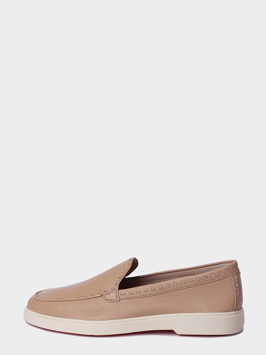 Лоферы Santoni WUYG71436TISSWKAC13 кожаные женские — купить в интернет-магазине Verdistore