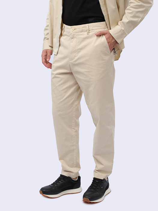 Брюки Armani Exchange 3DZP07 ZN3TZ 1792 бежевые мужские прямого кроя — купить в интернет-магазине Verdistore