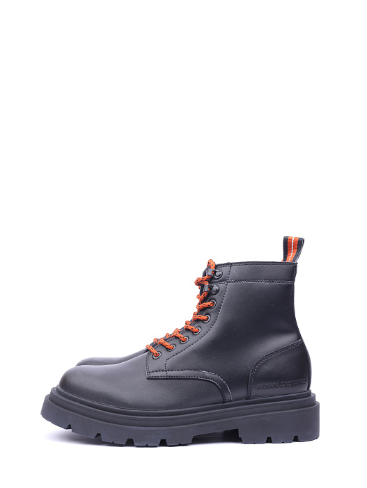 Ботинки Armani Exchange XUM005 XV500 00002 черные мужские из кожи — купить в интернет-магазине Verdistore
