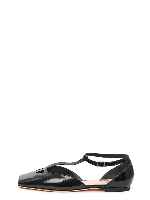 Балетки AGL D550007PCPLUME 0000 черные женские лакированные — купить в интернет-магазине Verdistore