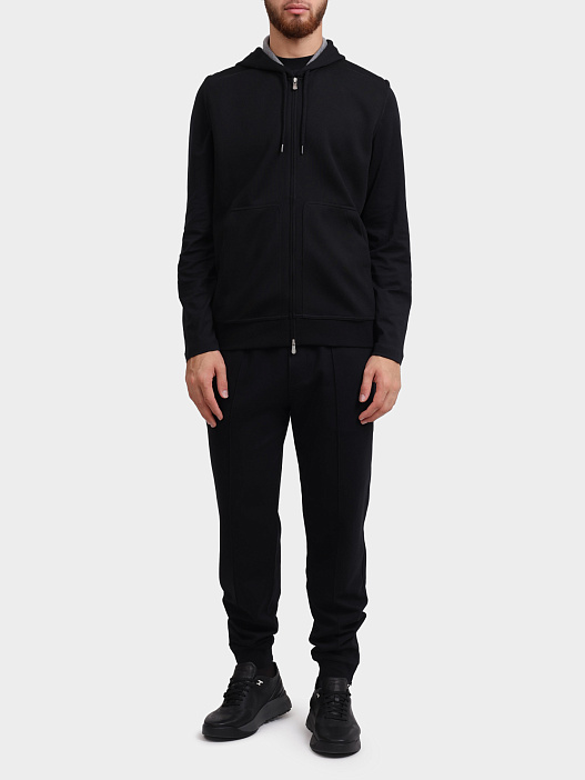 Жилет Brunello Cucinelli MM8319079G C101 черный мужской на молнии — купить в интернет-магазине Verdistore