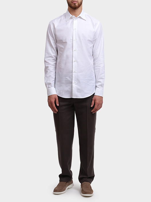 Брюки Emporio Armani EM001505 AF17835 U8112 шерстяные мужские — купить в интернет-магазине Verdistore