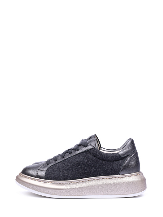 Кроссовки Brunello Cucinelli MZD37G020 комбинированные женские — купить в интернет-магазине Verdistore