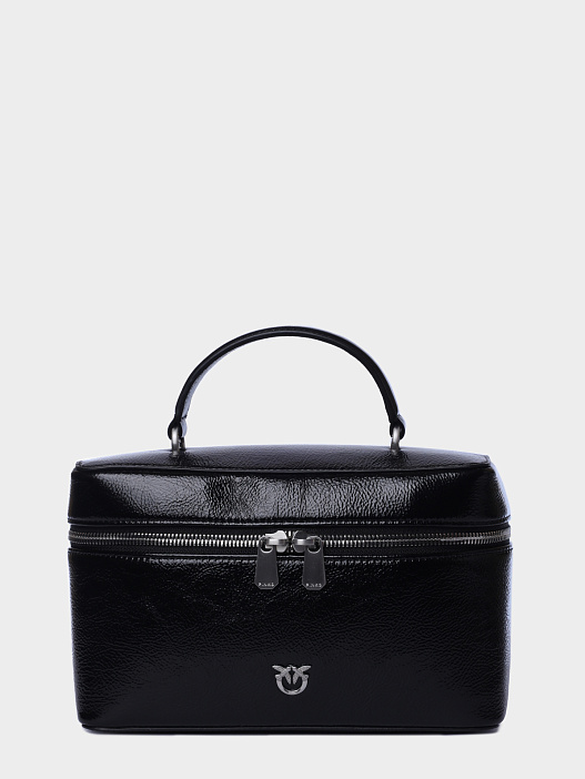 Сумка Pinko 106348 A315 Z99E черная женская из фактурной кожи — купить в интернет-магазине Verdistore