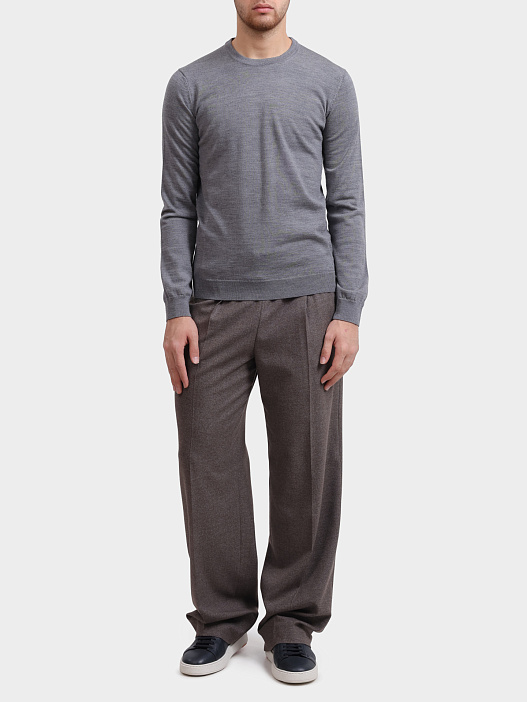 Свитер Hugo San Cedric-M1 10244128 мужской серый — купить в интернет-магазине Verdistore