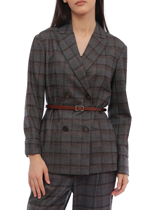 Костюм Brunello Cucinelli MB506T8308 клетчатый женский — купить в интернет-магазине Verdistore