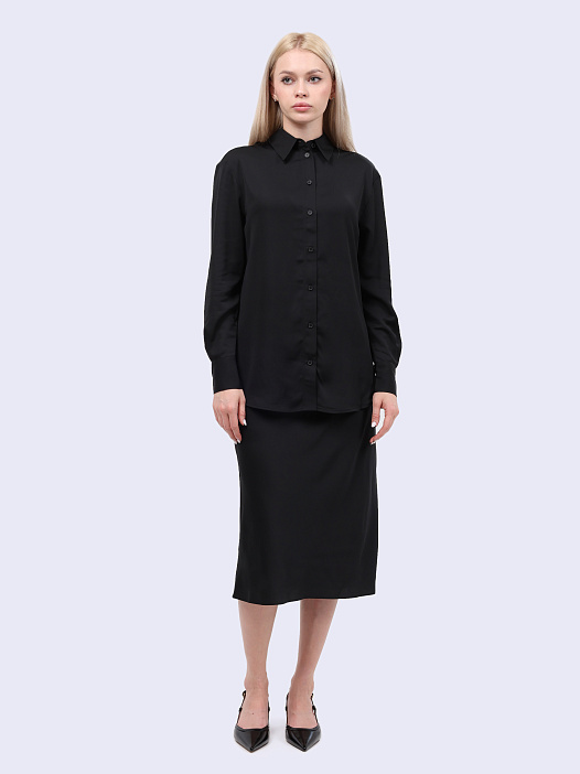 Юбка Calvin Klein K20K207308 BEH черная женская — купить в интернет-магазине Verdistore