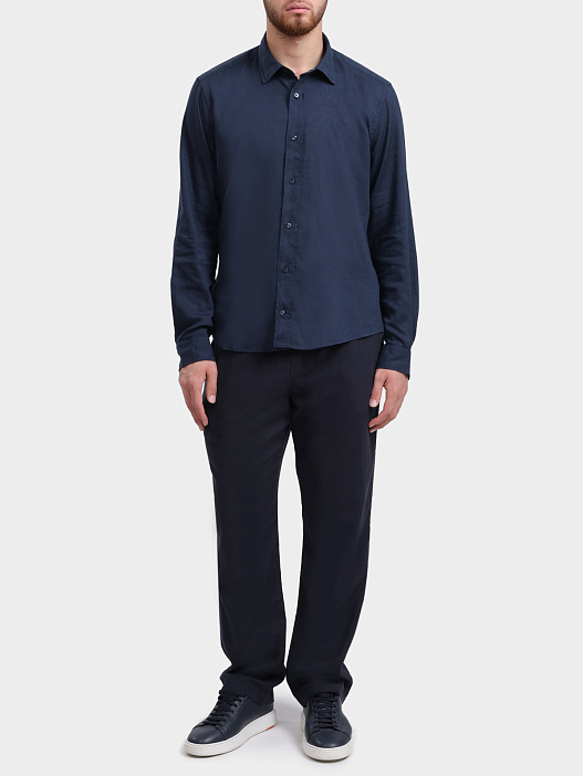 Рубашка Joop! JSH-255Mike-W 30103186 00402 темно-синяя мужская — купить в интернет-магазине Verdistore