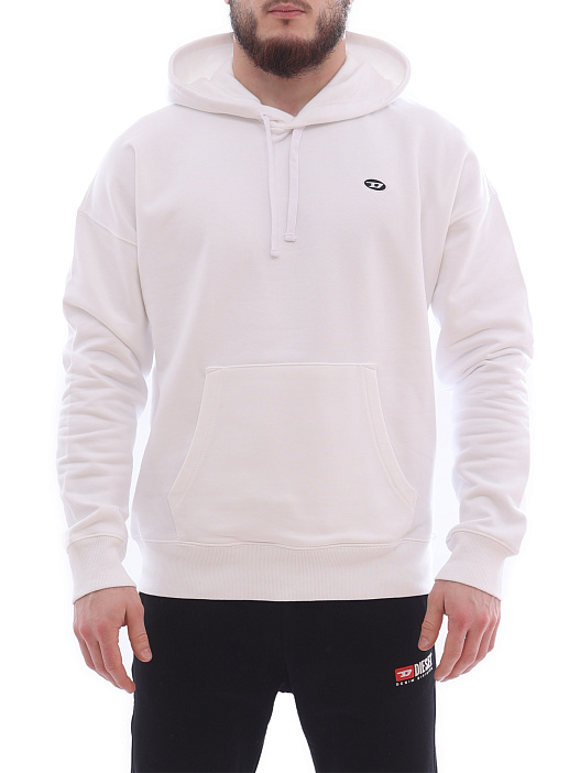 Худи Diesel A037860NAWW 100 белое мужское — купить в интернет-магазине Verdistore